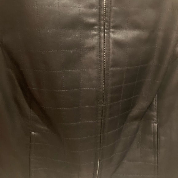 Black soft leather jacket (never worn) - Picture 3 of 5